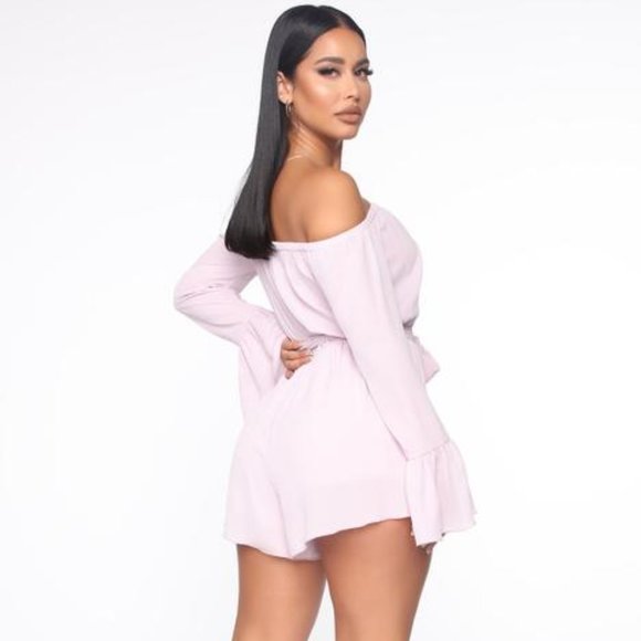 Simple Smiles Romper - Lavender - Picture 2 of 3